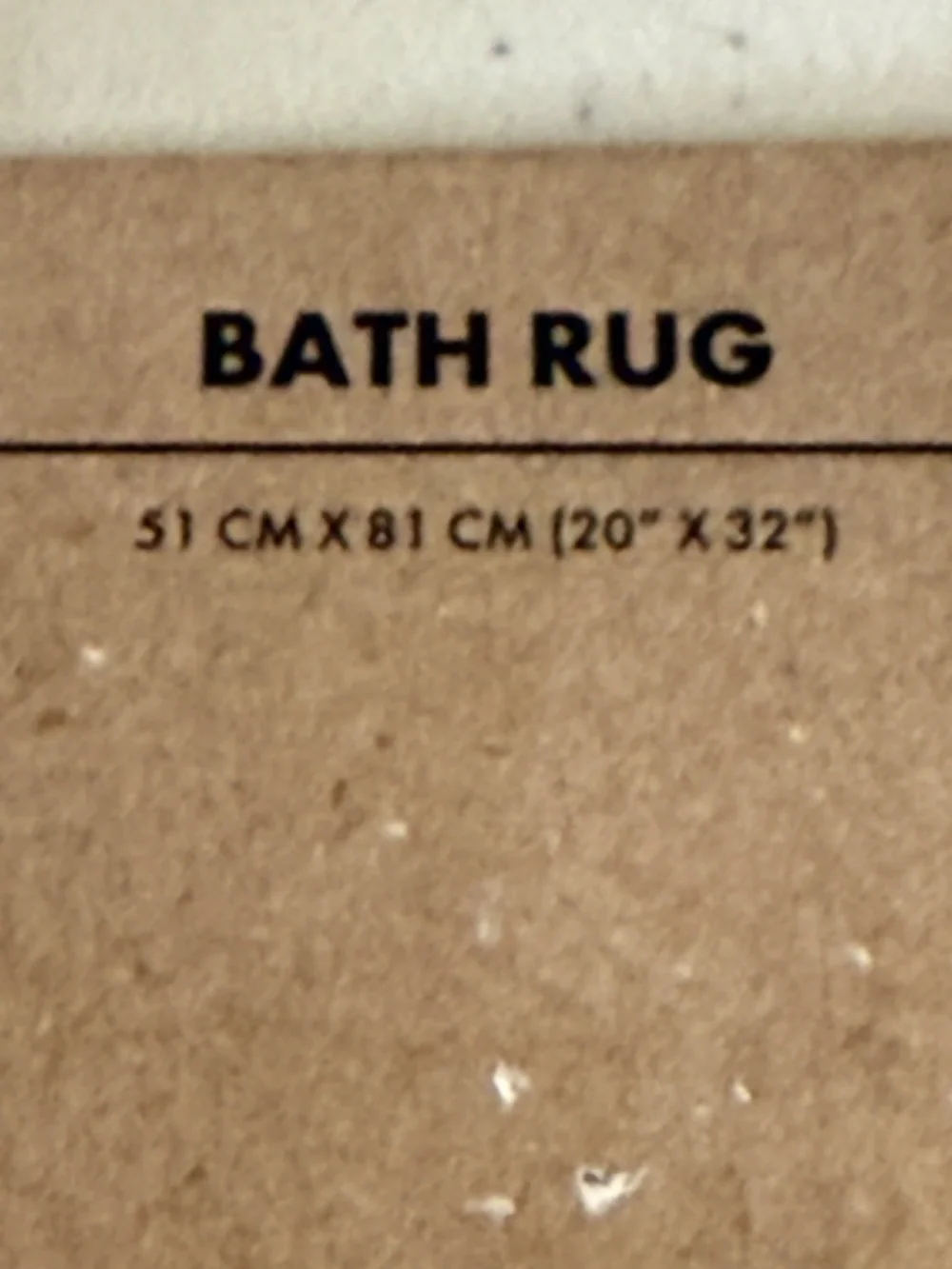 Wrangler Bath Rug Southwestern Geometric Blue White 20x32 New NWT